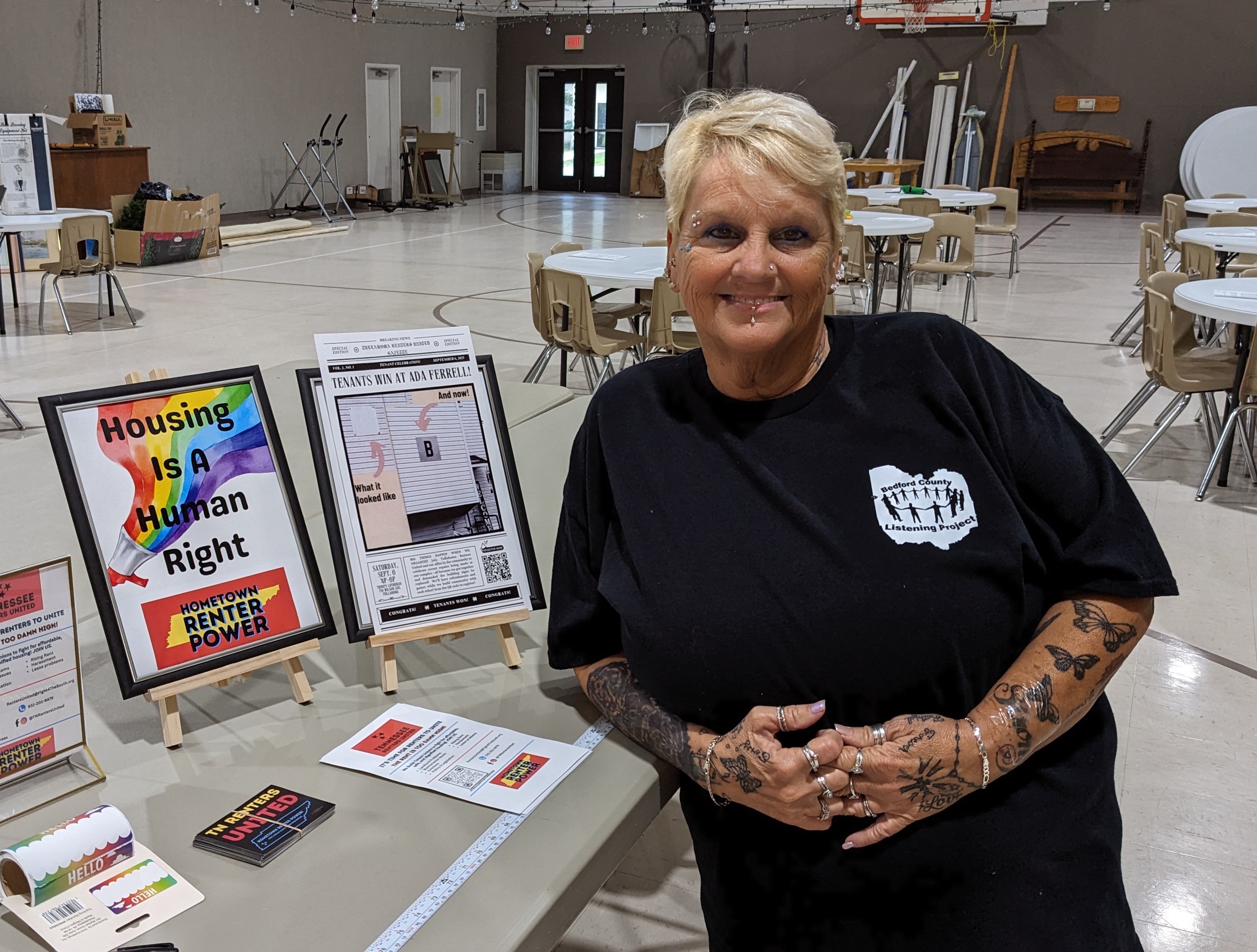 Ada Ferrell Tenants, Allies Celebrate Recent Repairs